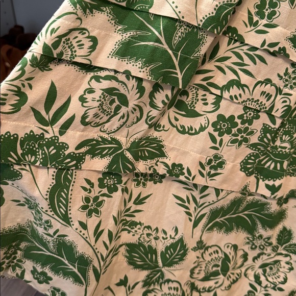 Hunter Bell Green and Cream Floral Dress - Picture 6 of 7